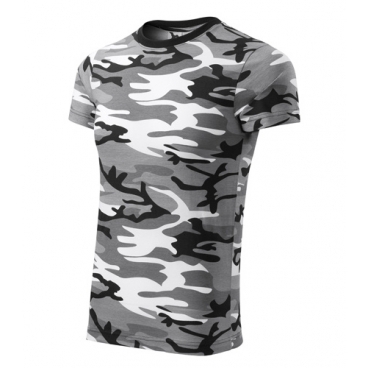 CAMOUFLAGE Tričko unisex šedé